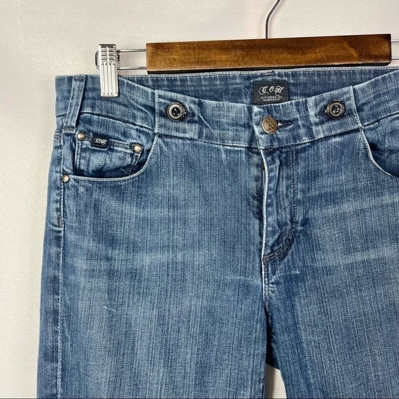 Citizens of Humanity Dark Wash Low Rise Flared Leg Jeans 29 - Picture 3 of 6
